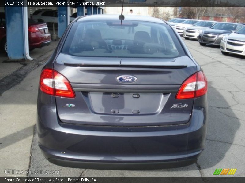 Violet Gray / Charcoal Black 2013 Ford Fiesta SE Sedan