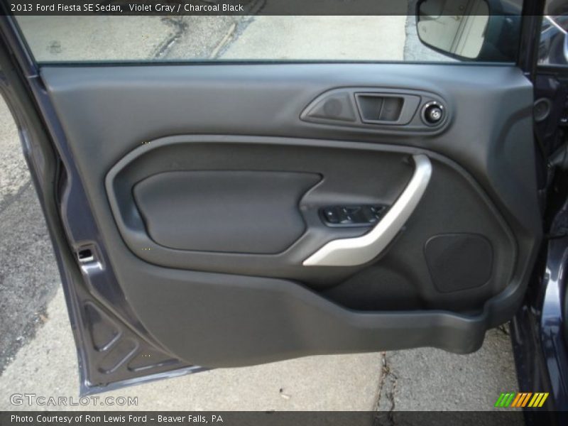 Violet Gray / Charcoal Black 2013 Ford Fiesta SE Sedan