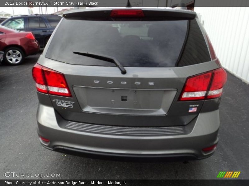 Storm Gray Pearl / Black 2013 Dodge Journey SXT