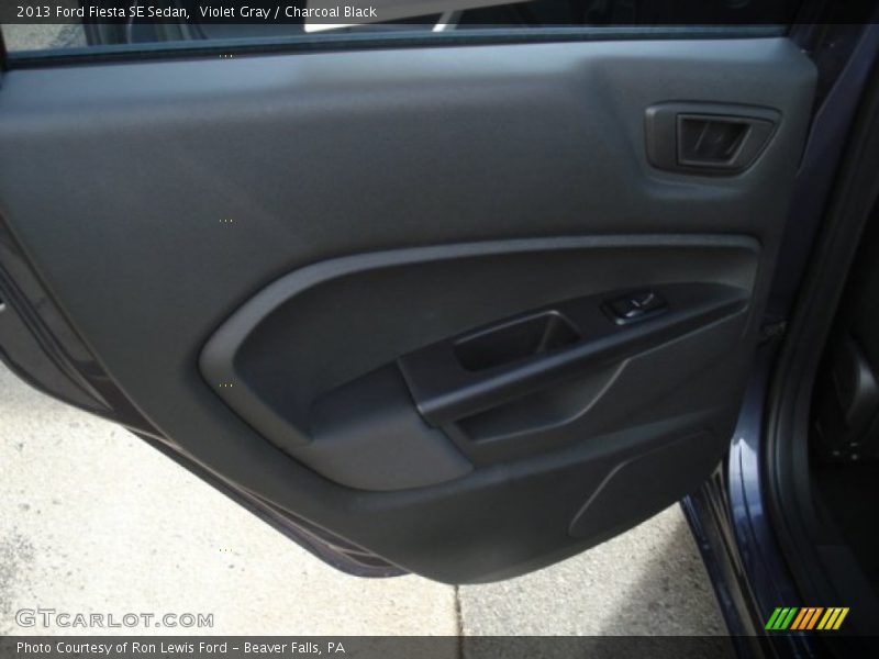 Violet Gray / Charcoal Black 2013 Ford Fiesta SE Sedan
