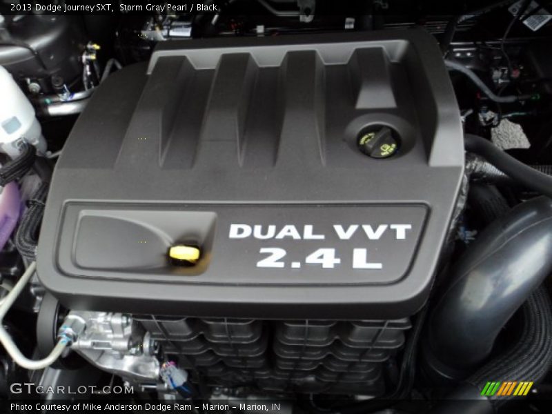 Storm Gray Pearl / Black 2013 Dodge Journey SXT