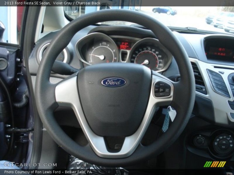 Violet Gray / Charcoal Black 2013 Ford Fiesta SE Sedan