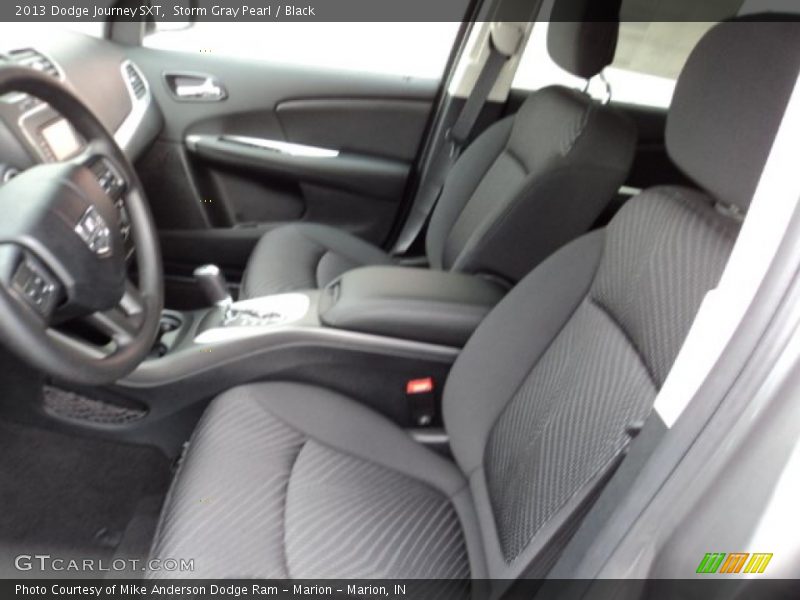Storm Gray Pearl / Black 2013 Dodge Journey SXT