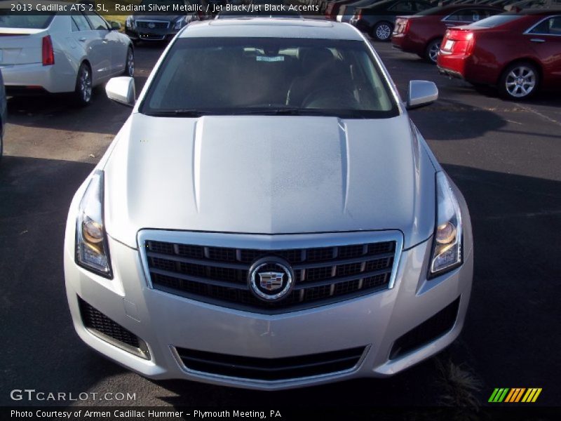 Radiant Silver Metallic / Jet Black/Jet Black Accents 2013 Cadillac ATS 2.5L