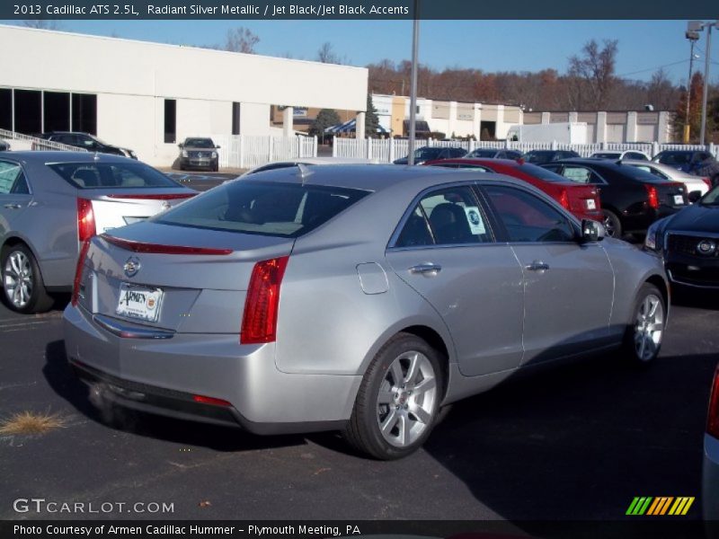 Radiant Silver Metallic / Jet Black/Jet Black Accents 2013 Cadillac ATS 2.5L