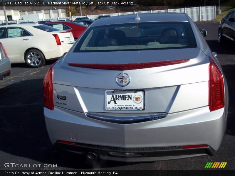 Radiant Silver Metallic / Jet Black/Jet Black Accents 2013 Cadillac ATS 2.5L