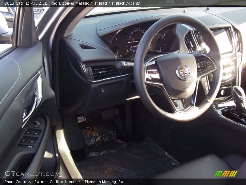 Radiant Silver Metallic / Jet Black/Jet Black Accents 2013 Cadillac ATS 2.5L