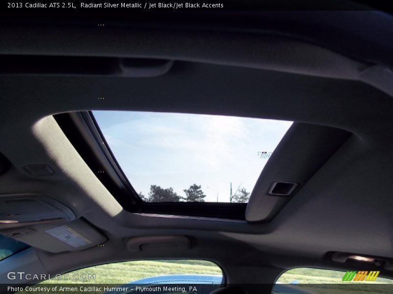Radiant Silver Metallic / Jet Black/Jet Black Accents 2013 Cadillac ATS 2.5L