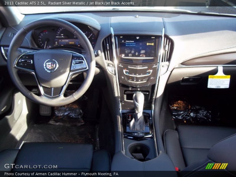 Radiant Silver Metallic / Jet Black/Jet Black Accents 2013 Cadillac ATS 2.5L