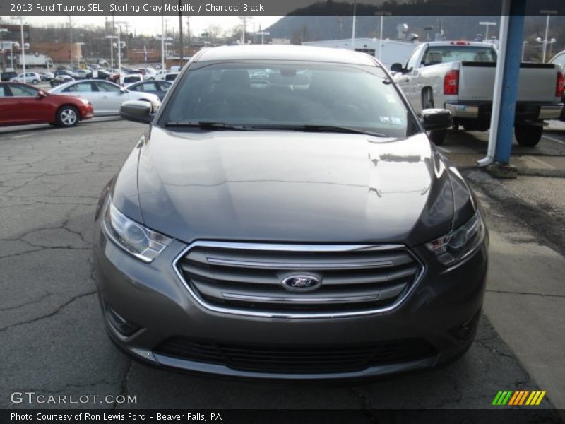 Sterling Gray Metallic / Charcoal Black 2013 Ford Taurus SEL