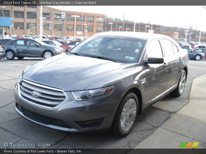 Sterling Gray Metallic / Charcoal Black 2013 Ford Taurus SEL