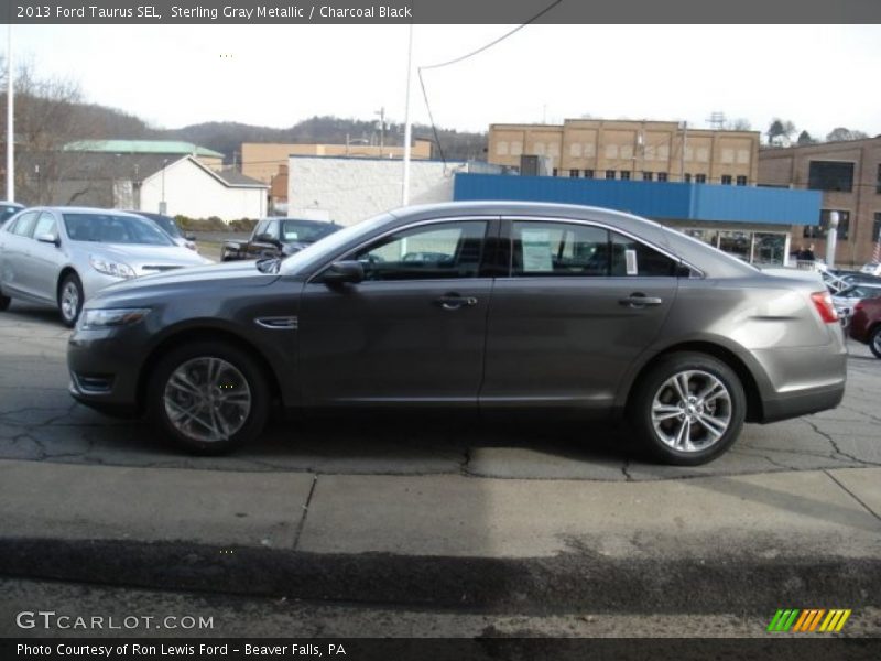 Sterling Gray Metallic / Charcoal Black 2013 Ford Taurus SEL