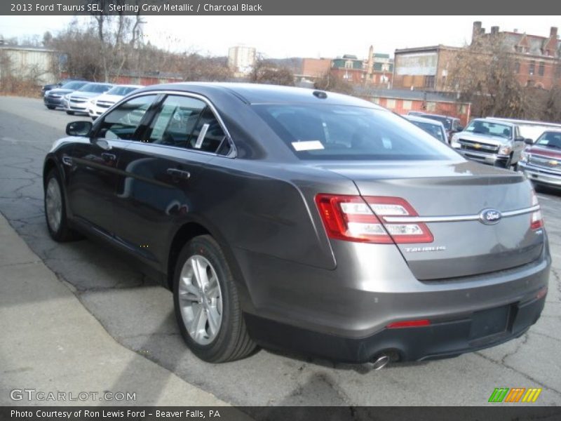 Sterling Gray Metallic / Charcoal Black 2013 Ford Taurus SEL