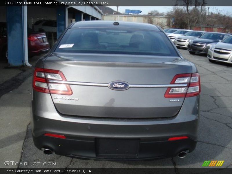 Sterling Gray Metallic / Charcoal Black 2013 Ford Taurus SEL