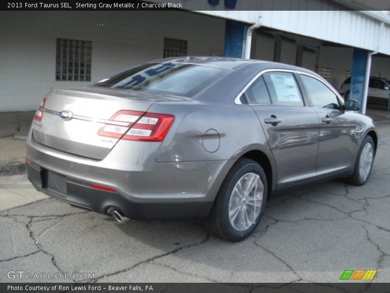 Sterling Gray Metallic / Charcoal Black 2013 Ford Taurus SEL