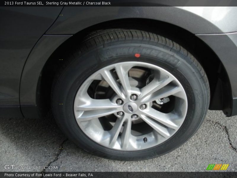 Sterling Gray Metallic / Charcoal Black 2013 Ford Taurus SEL
