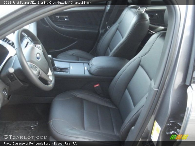 Sterling Gray Metallic / Charcoal Black 2013 Ford Taurus SEL
