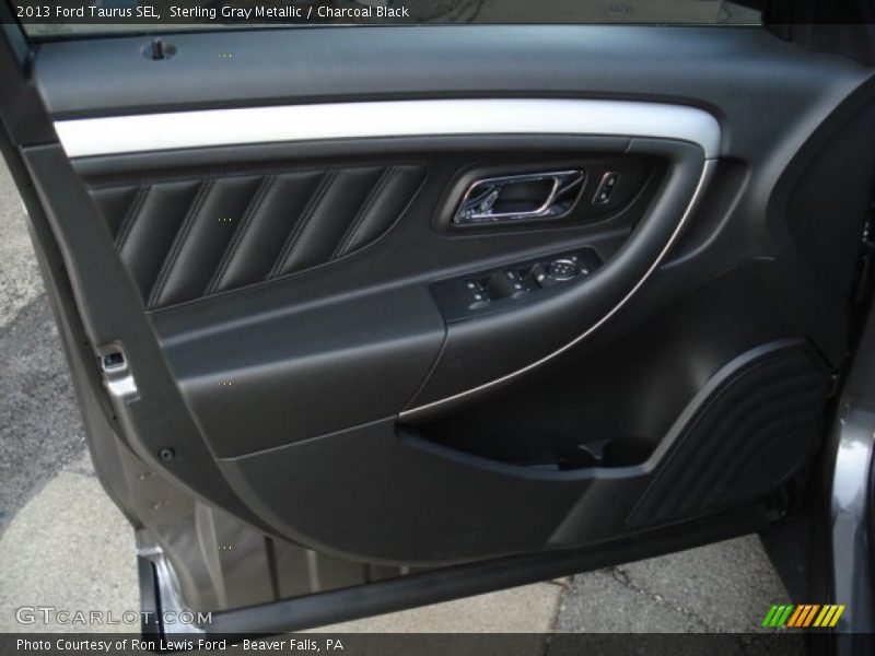 Sterling Gray Metallic / Charcoal Black 2013 Ford Taurus SEL