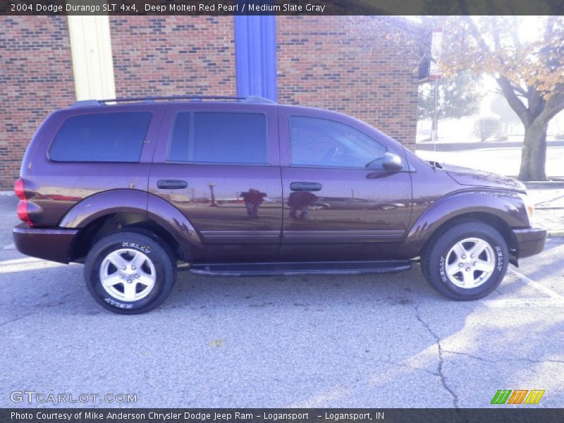 Deep Molten Red Pearl / Medium Slate Gray 2004 Dodge Durango SLT 4x4