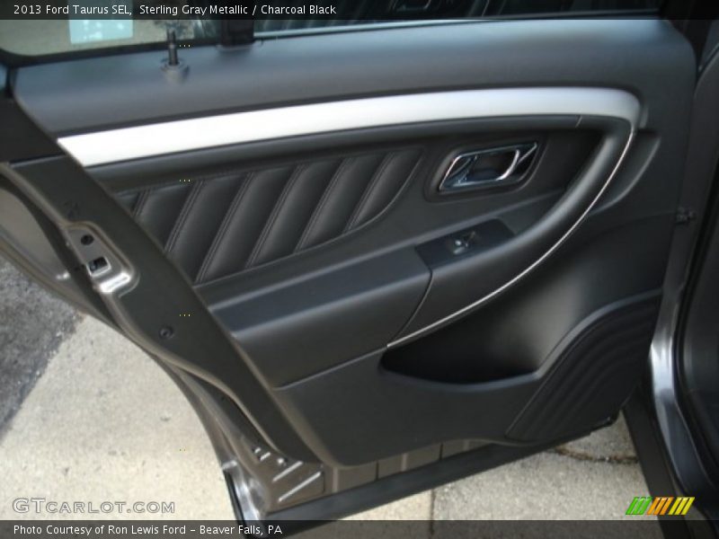 Sterling Gray Metallic / Charcoal Black 2013 Ford Taurus SEL