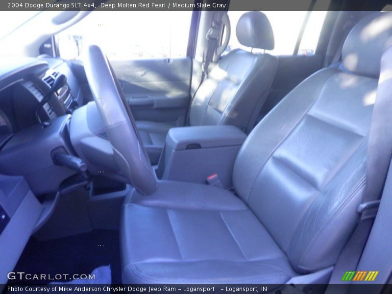 Deep Molten Red Pearl / Medium Slate Gray 2004 Dodge Durango SLT 4x4