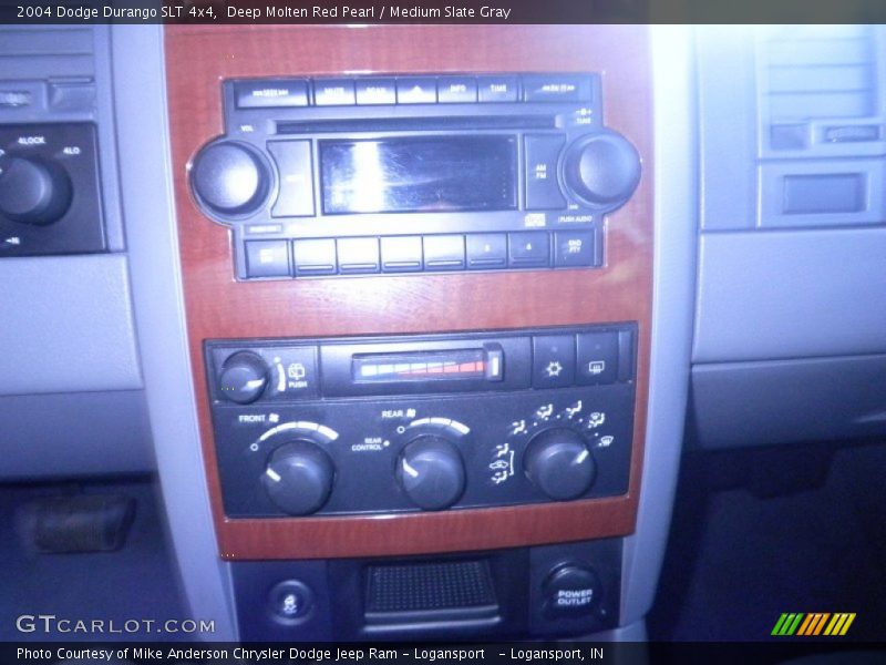 Deep Molten Red Pearl / Medium Slate Gray 2004 Dodge Durango SLT 4x4