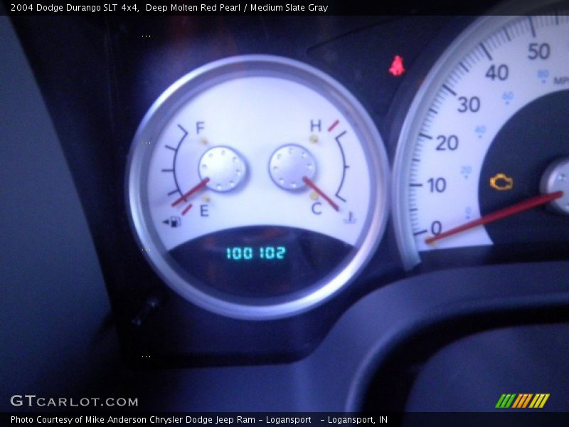 Deep Molten Red Pearl / Medium Slate Gray 2004 Dodge Durango SLT 4x4