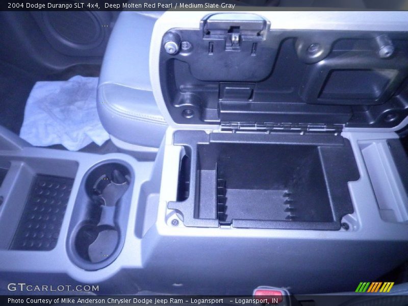 Deep Molten Red Pearl / Medium Slate Gray 2004 Dodge Durango SLT 4x4