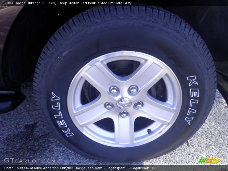 Deep Molten Red Pearl / Medium Slate Gray 2004 Dodge Durango SLT 4x4