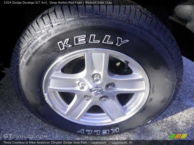 Deep Molten Red Pearl / Medium Slate Gray 2004 Dodge Durango SLT 4x4