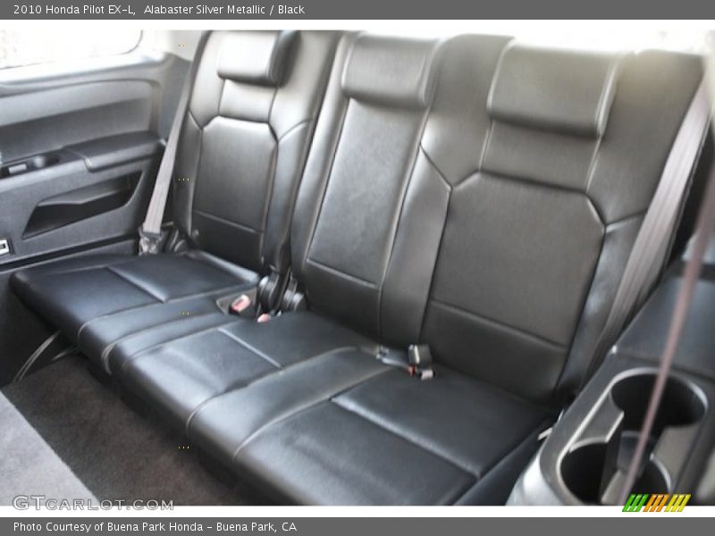 Alabaster Silver Metallic / Black 2010 Honda Pilot EX-L