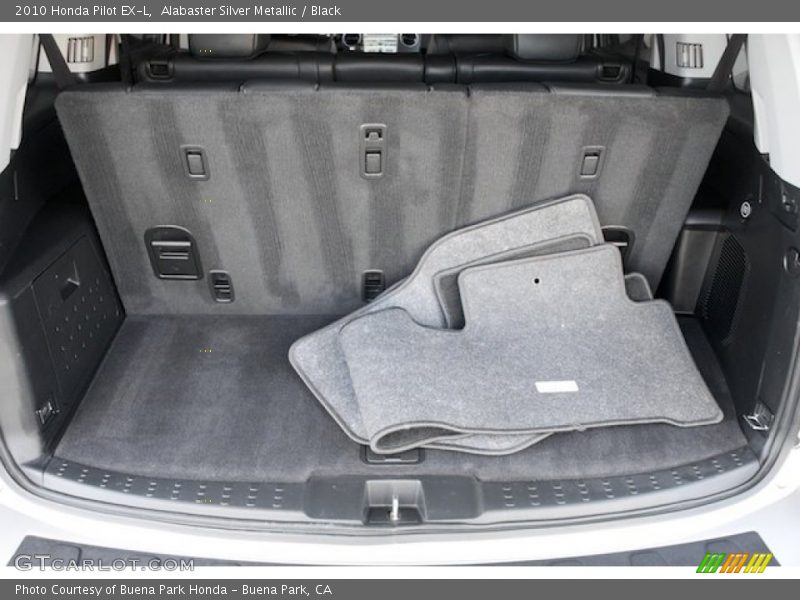 Alabaster Silver Metallic / Black 2010 Honda Pilot EX-L