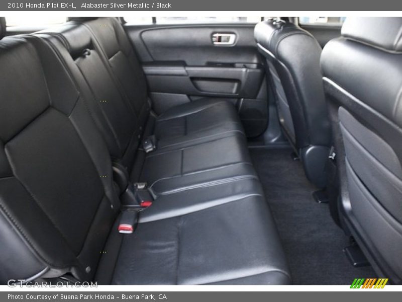 Alabaster Silver Metallic / Black 2010 Honda Pilot EX-L