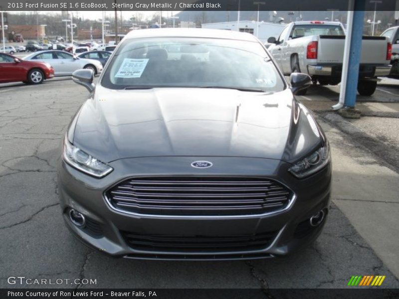 Sterling Gray Metallic / Charcoal Black 2013 Ford Fusion SE 1.6 EcoBoost