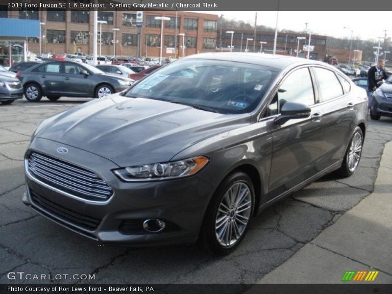 Sterling Gray Metallic / Charcoal Black 2013 Ford Fusion SE 1.6 EcoBoost