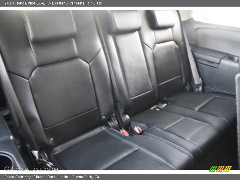 Alabaster Silver Metallic / Black 2010 Honda Pilot EX-L