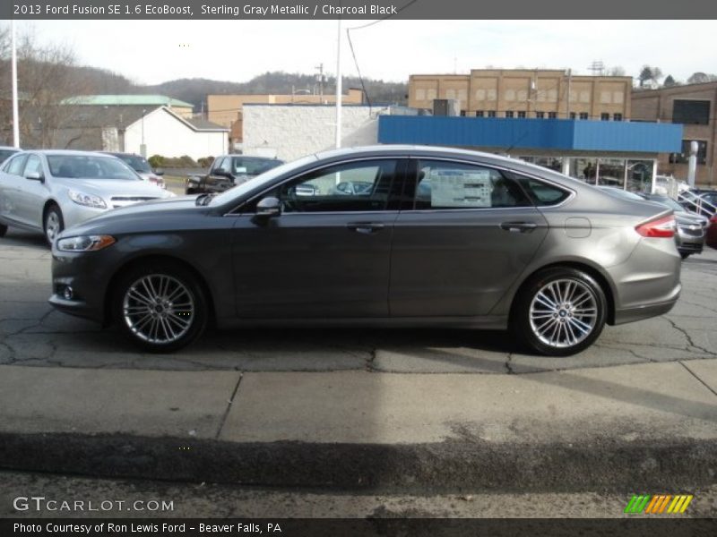 Sterling Gray Metallic / Charcoal Black 2013 Ford Fusion SE 1.6 EcoBoost