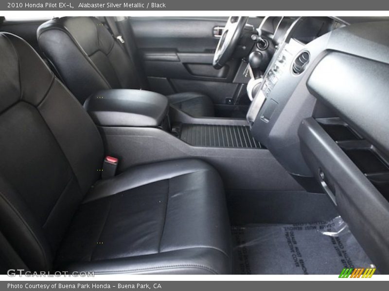 Alabaster Silver Metallic / Black 2010 Honda Pilot EX-L