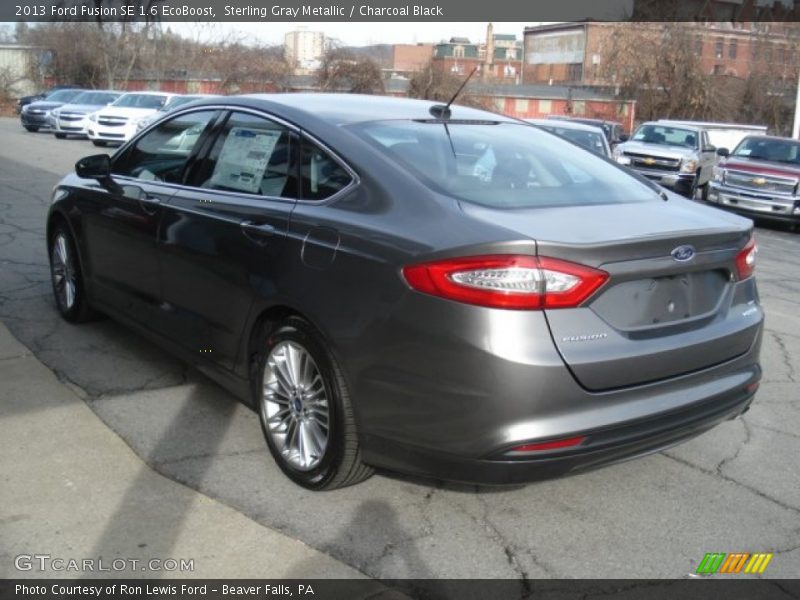 Sterling Gray Metallic / Charcoal Black 2013 Ford Fusion SE 1.6 EcoBoost