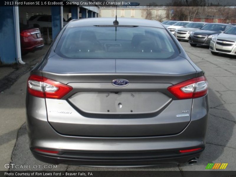 Sterling Gray Metallic / Charcoal Black 2013 Ford Fusion SE 1.6 EcoBoost