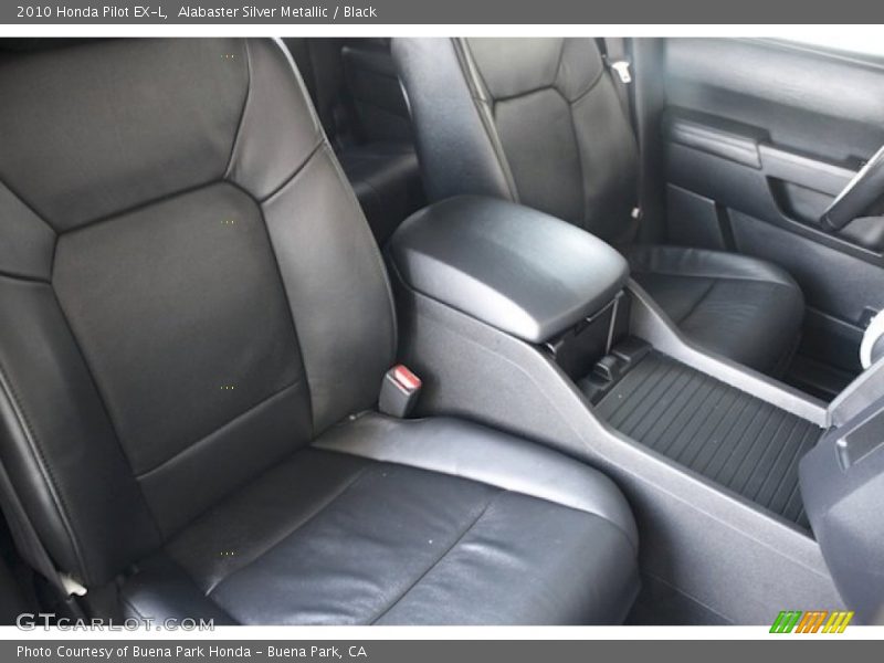 Alabaster Silver Metallic / Black 2010 Honda Pilot EX-L