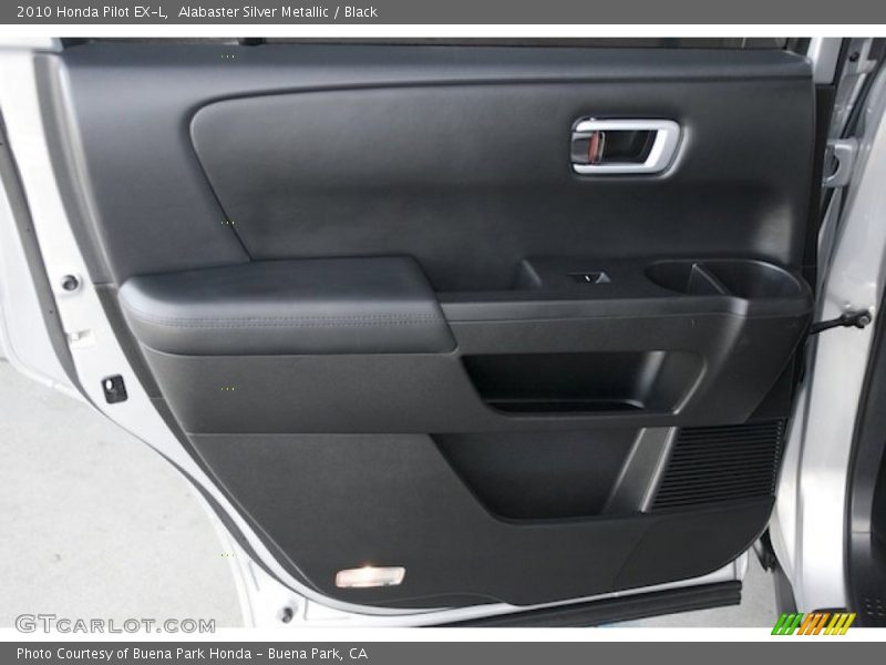 Alabaster Silver Metallic / Black 2010 Honda Pilot EX-L
