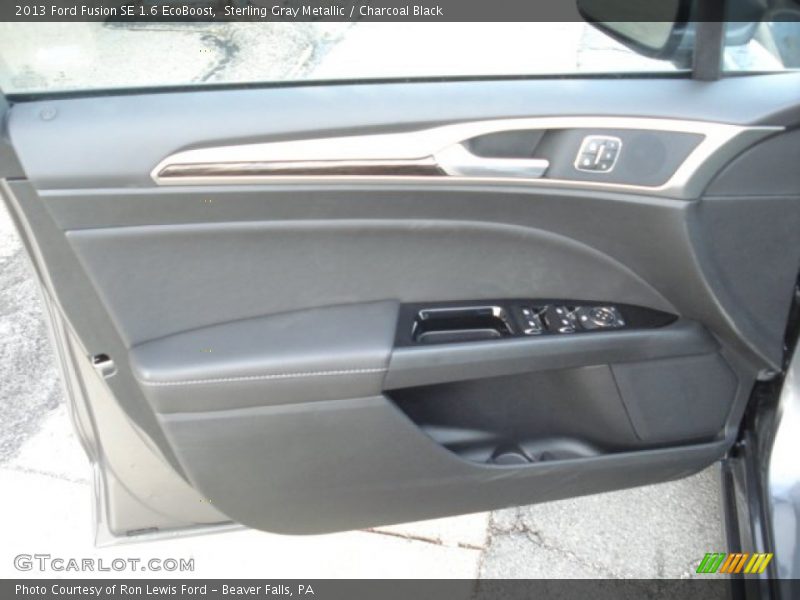 Sterling Gray Metallic / Charcoal Black 2013 Ford Fusion SE 1.6 EcoBoost