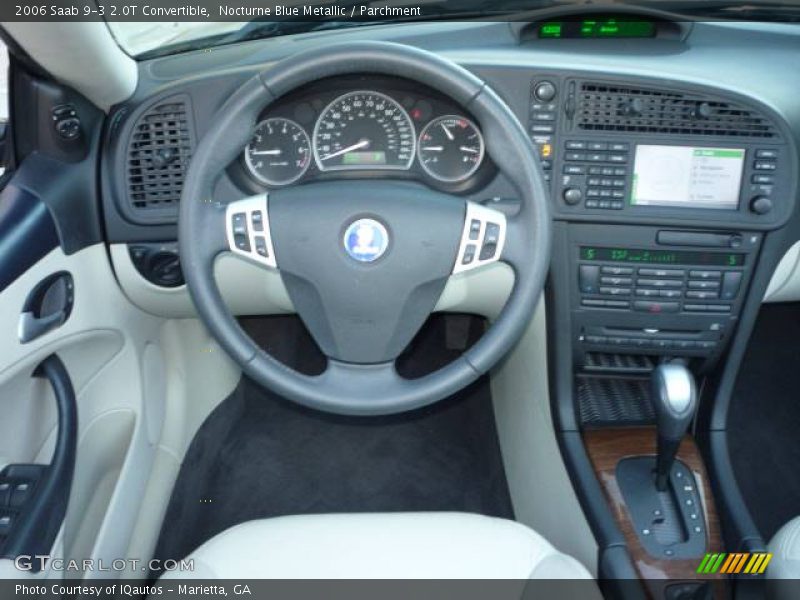 Nocturne Blue Metallic / Parchment 2006 Saab 9-3 2.0T Convertible