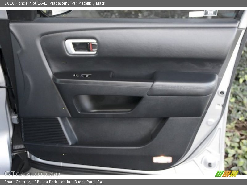 Alabaster Silver Metallic / Black 2010 Honda Pilot EX-L
