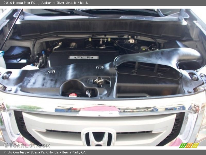 Alabaster Silver Metallic / Black 2010 Honda Pilot EX-L