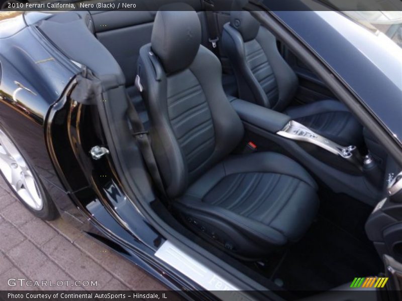 Front Seat of 2010 California 