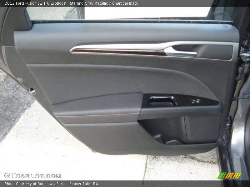 Sterling Gray Metallic / Charcoal Black 2013 Ford Fusion SE 1.6 EcoBoost