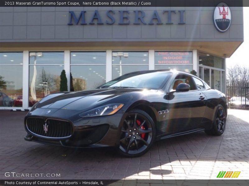 Nero Carbonio (Black Metallic) / Cuoio 2013 Maserati GranTurismo Sport Coupe