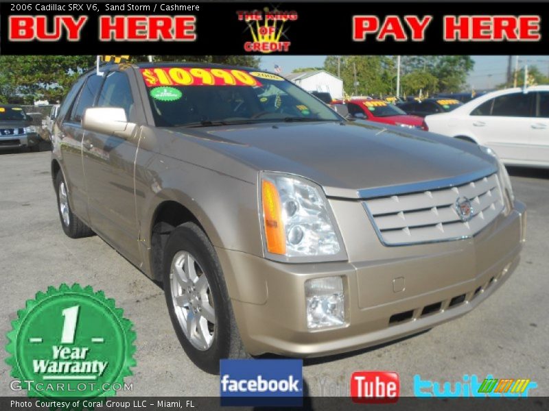 Sand Storm / Cashmere 2006 Cadillac SRX V6